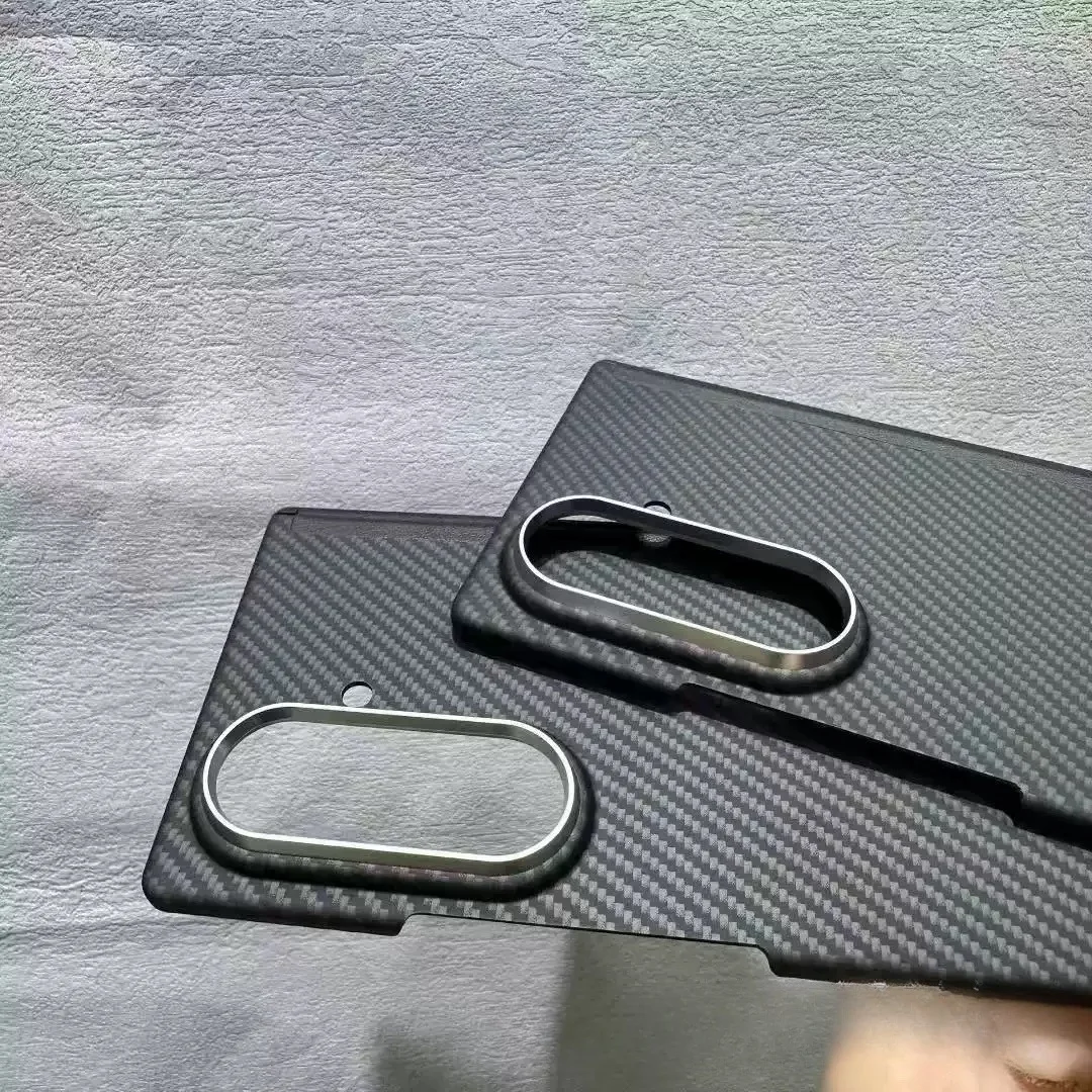 Фото Для Samsung Galaxy Z Fold 7, магнитный чехол из углеродного волокна, вращающийся вал, 600D, арамидное волокно, Z Fold7, магнитный чехол, чехол Magsafe №4