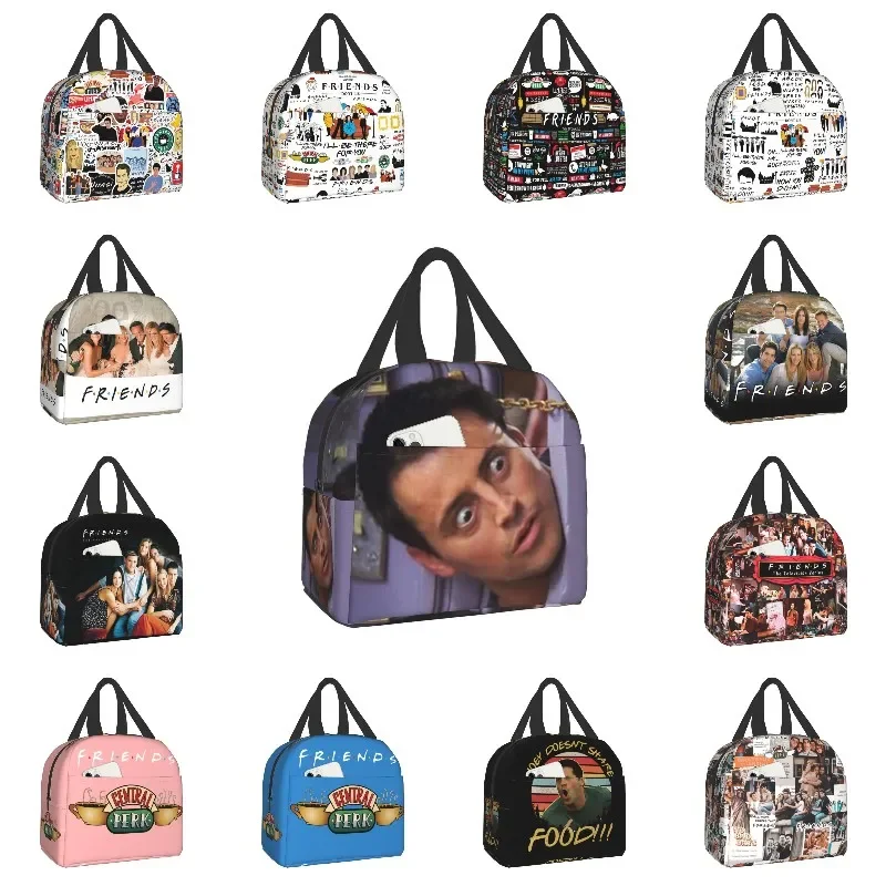 

Funny Joey Tribbiani Lunch Bag Women Warm Cooler Insulated Friends TV Show Lunch Box for Student School Portable Picnic Bags