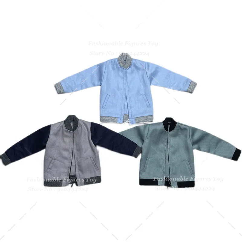 1/6 мужское пальто-солдат модная куртка с длинными рукавами и воротником-стойкой