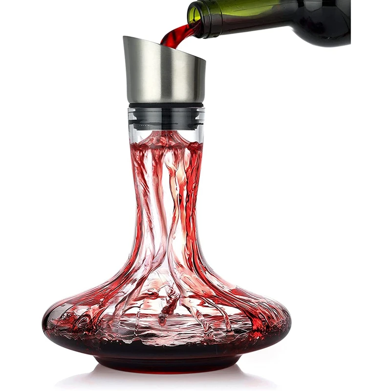 

Графин для вина со встроенным Аэратором и фильтром, графин для вина Декантер для красного вина, винный аэратор, подарки для вина