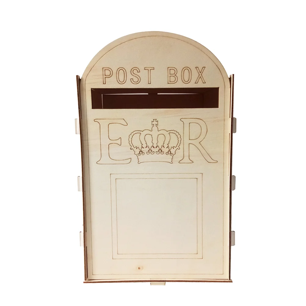 

Box Weddingholder Post Rustic Gift Guest Money Wishing Keepsake Envelope Mailbox Letter Basket Anniversary