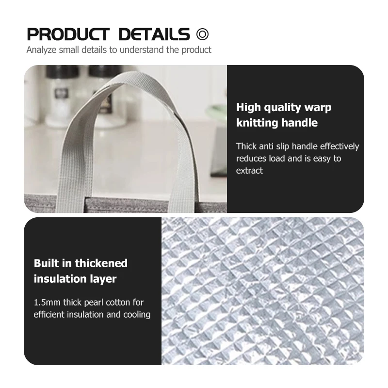 Автомобильный термобокс для обеда изолированная сумка-бенто сумка хранения Lincoln