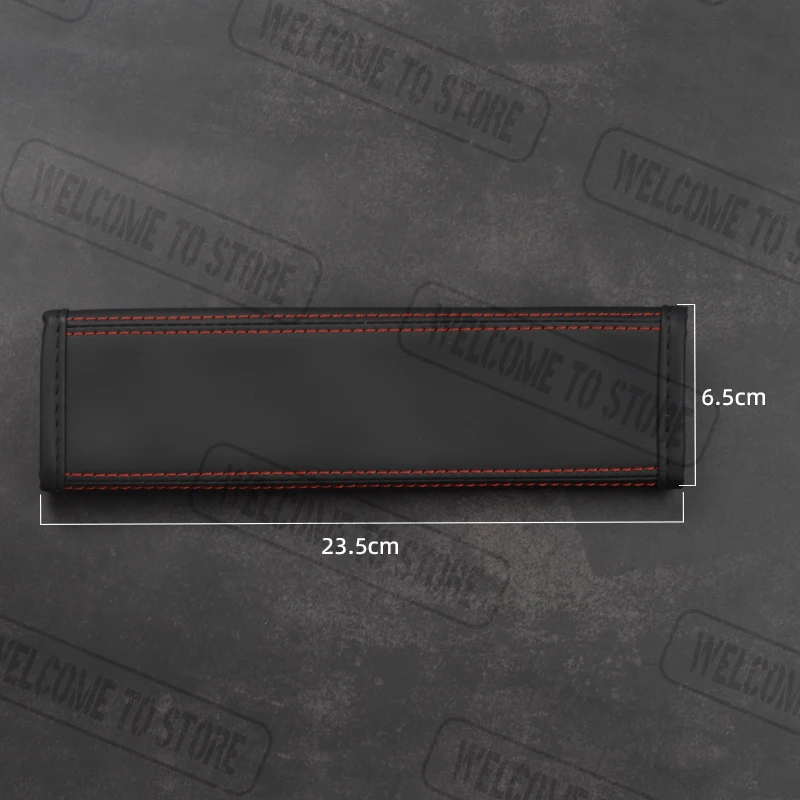 Фото 2 шт. для JMC JMEV Yi Mobilize LIMO Grand Avenue DADAO эмблема конвейерного грузовика кожаный автомобильный ремень безопасности плечевые накладки накладки №4
