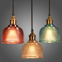 glass pendant light nordic pendant lamp modern pendant lamp brass creative minimalist e27 transparent lampshade for restaurant