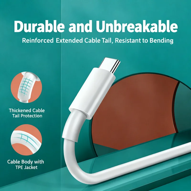 Фото Зарядный кабель UltraDart SUPERDART, 240 Вт, 150 Вт, зарядное устройство USB Type C для OPPO Realme GT3 GT5 GT Neo3 Neo5 GT2 Explorer Master 11 Pro №2