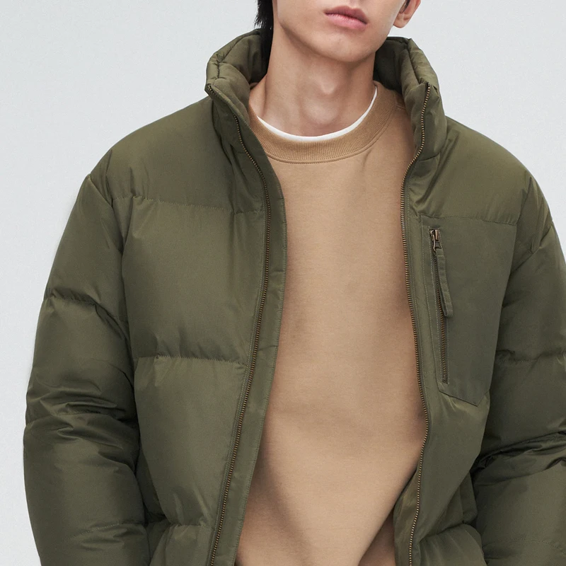 Мужской зимний пуховик BOSIDENG антистатический антибактериальный устойчивый к