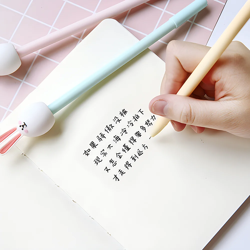 Высококачественные японские элегантные эстетические ручки с кроликом и крутая