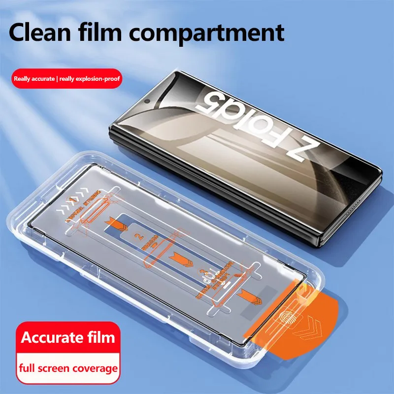HD osłona ekranu bezpyłowa instalacja ochronna do Samsung Z Fold5 Fold4 Fold3 Fold2 hartowanego szkła