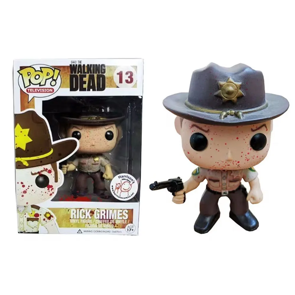 Поп-телевидение Funko Daryl Dixon #1182 Rick Grimes #13 Ходячие мертвецы виниловые фигурки