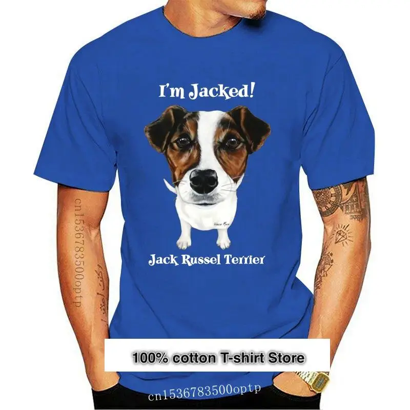

Новинка, футболки с рисунком Джека руселя, футболка унисекс для любителей щенков терьера, собак 19655Hd4