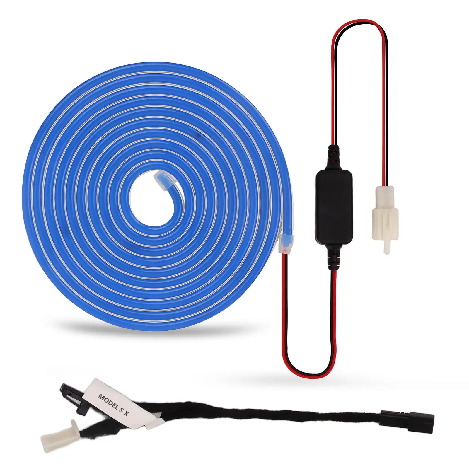 Передний багажник Frunk светодиодный объемная осветительная полоса комплекты