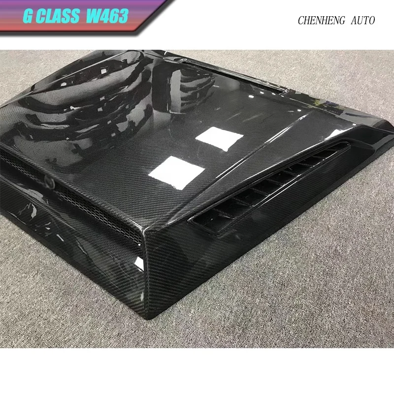 Фото Капот для Mercedes-Benz G-класса W463 W463A W464 G550 G500 G63 G65 G350D в стиле IMP, крышка двигателя, капот-боннет №5