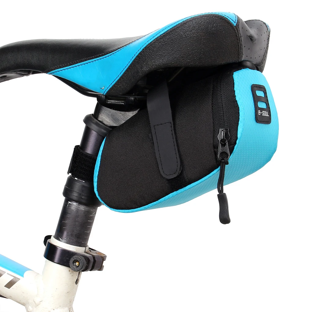 

B-SOUL Bicycle Saddle Bag Waterproof Mountain Bike Saddle Storage Bag Cycling Rear Tool Pouch Saddle Cycling MTB Accessories