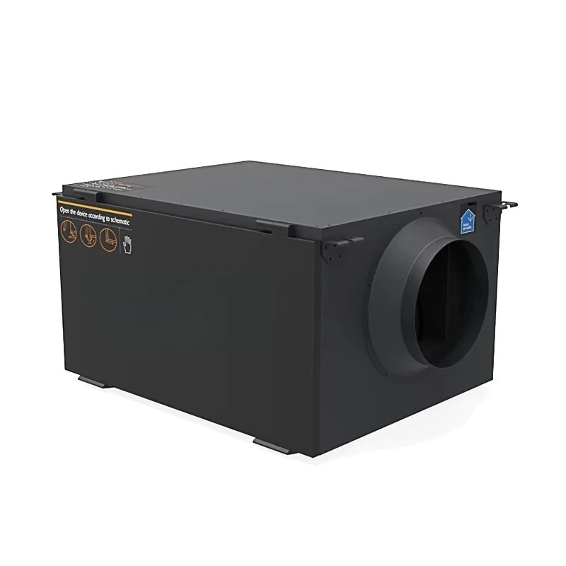 Фото Очиститель воздуха HEPA 2200 м³/ч с тройной системой фильтрации и стерилизацией, ЖК-дисплей для отображения влажности, идеально подходит для школ, спортзалов и больших помещений №4