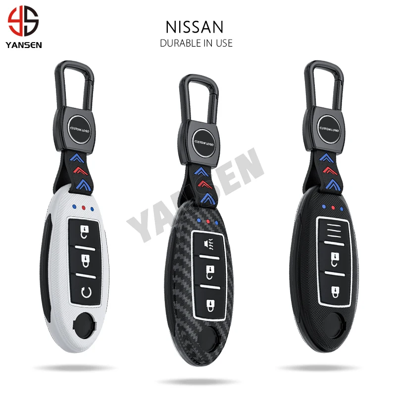 

Новинка Автомобильный Брелок дистанционного управления ABS для Nissan Qashqai X-Trail T32 Juke J10 T31 J11 Tiida Pathfinder Kicks Key Holder