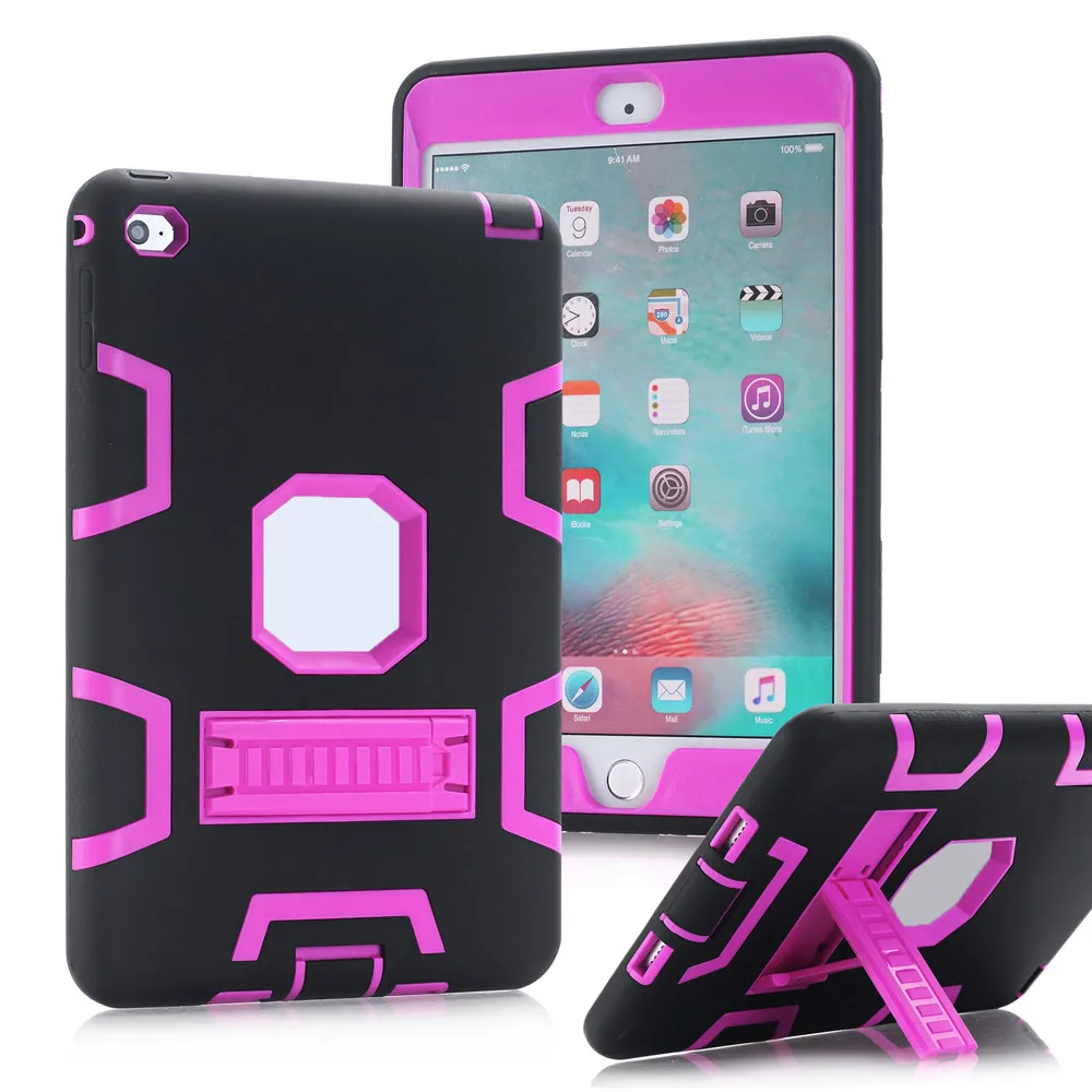 

Двухслойный защитный чехол-подставка для ipad Mini 4