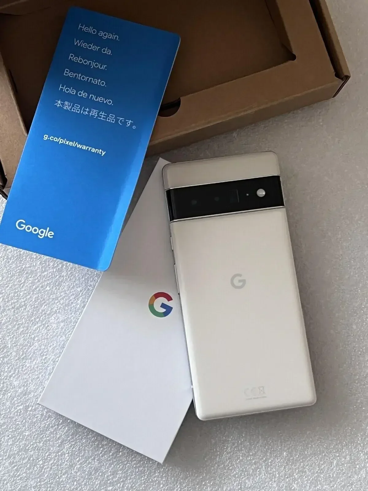 Мобильный телефон Google Pixel 6 Pro 5G 7 дюйма 12 ГБ + 128 ГБ/256 ГБ/512 ПЗУ NFC Octa Core Andriod 6pro