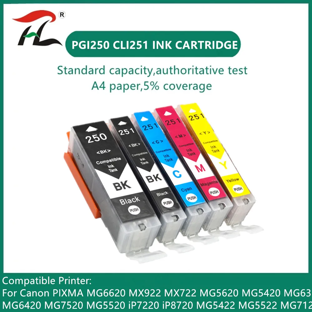 Чернильный картридж PGI-250 CLI-251 для Canon