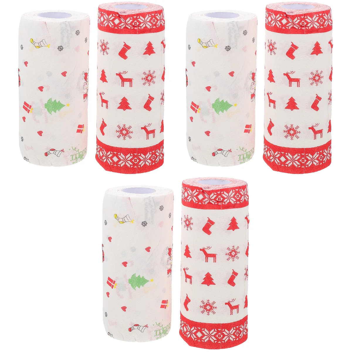 

Paper Roll Christmas Kitchen Waxtissue Toilettowel Oil Absorption Wrapping Soft Home Napkins Picnic Towels Rolls Sheet Liner