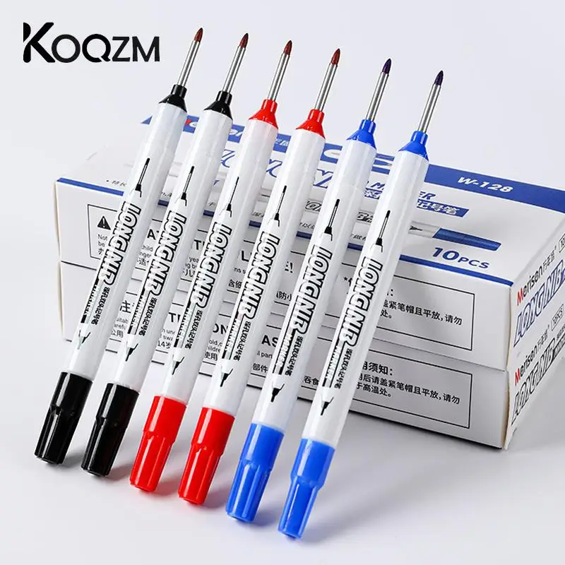 

Double-Pointed Marker Pen Deep Hole Metal Bathroom Woodworking Tile Screw Deep Hole 20mm Dash Pen Marker Pen