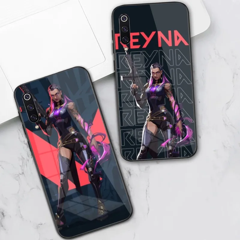 Valorant Reyna геймерский чехол для телефона Xiaomi 13 12 11T 10 9 Lite Redmi Note 11 10 10S Pro 9 9A 8 PC стеклянный чехол для телефона Funda