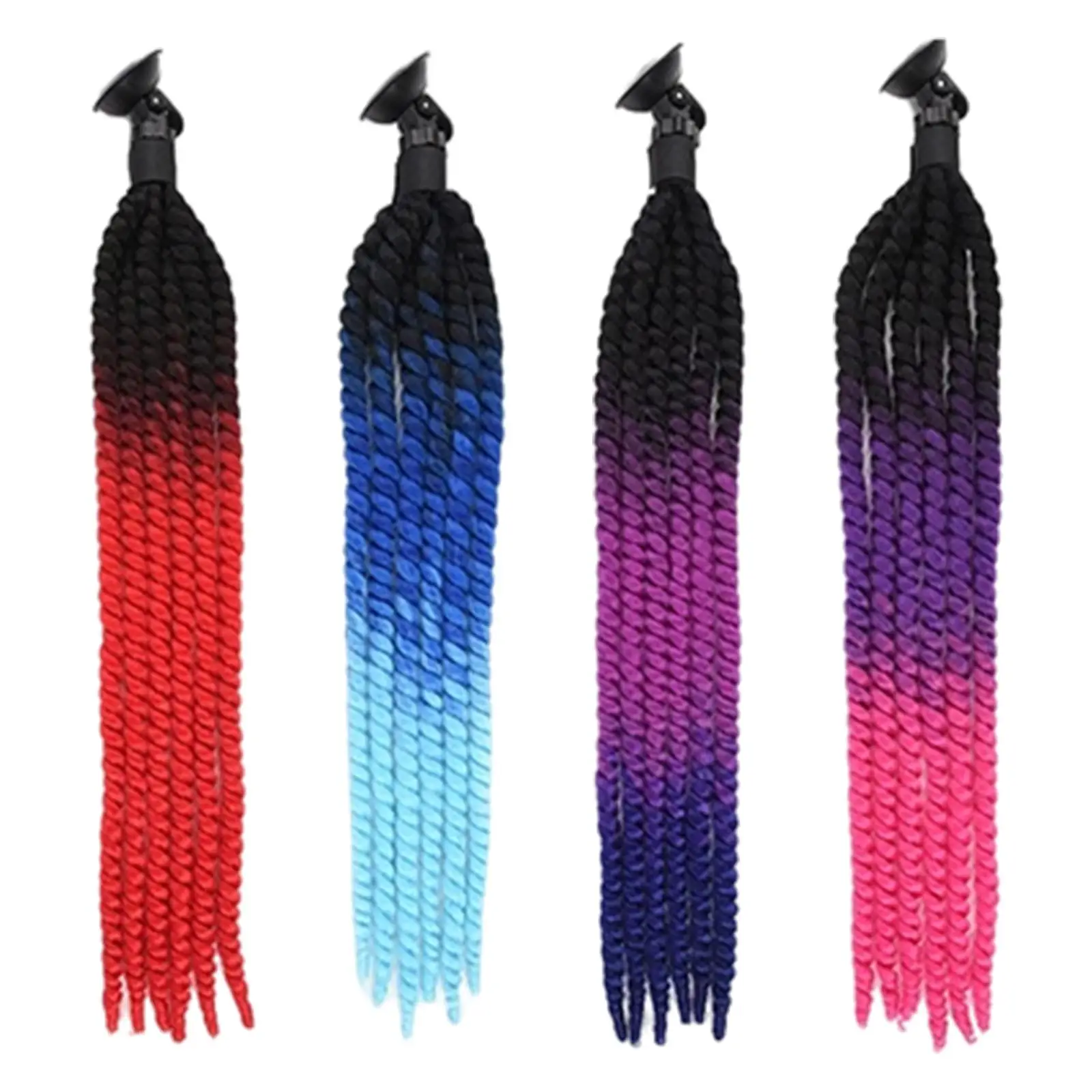 

Pigtails Punk Reusable Hair Dirty Braids Fits for Bike