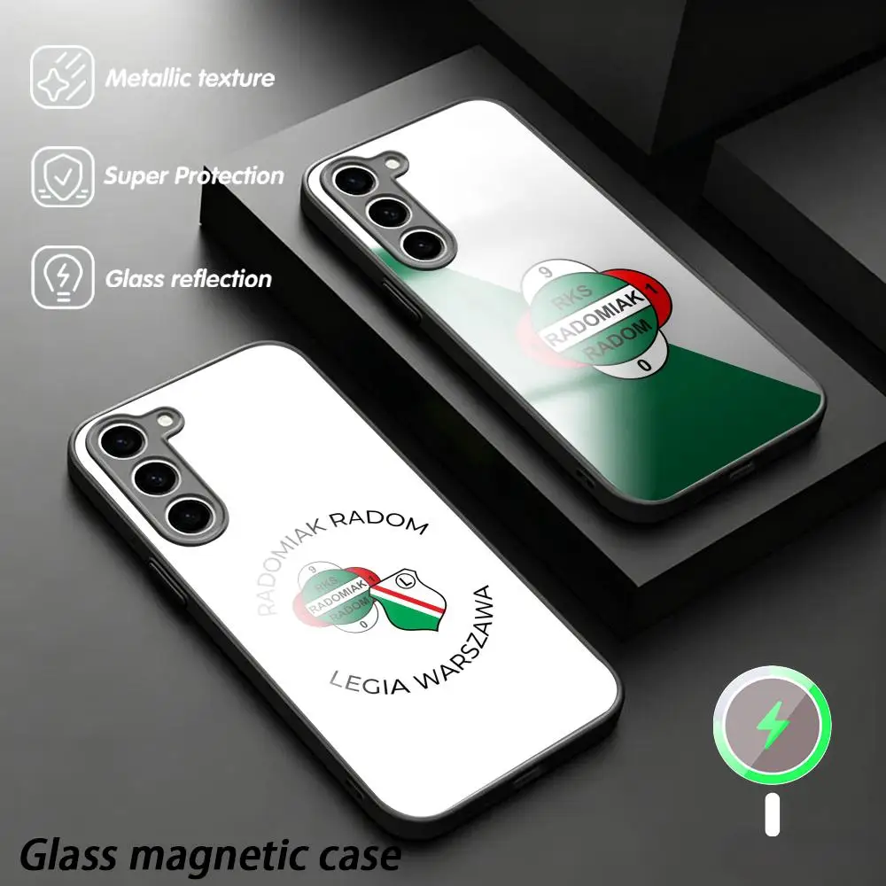 Фото Крутой чехол для телефона с дизайном Радомиак Радом для Samsung S26 S25 S24 S23 S22 S21 Plus Ultra Fold A Glass Magnetic Case №2