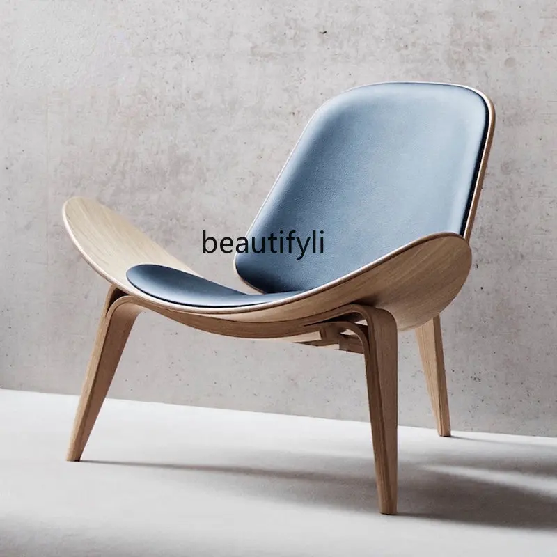 

yj Nordic Leisure Chair Creative Simple Lazy Single Sofa Chair Shell Chair