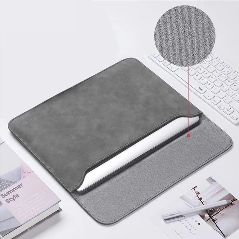 

New Laptop Bag Sleeve For Carcasa Macbook Pro 2020 Case A2337 11 12 15 M1 13 14 16 2021 Coque Mac Book Air 13 Pouce PU Cases