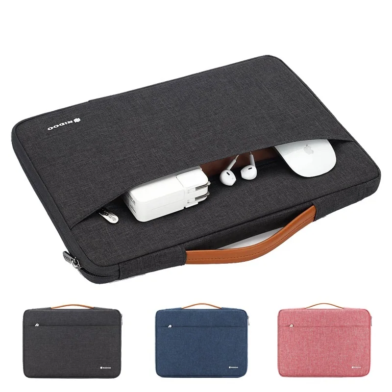 

NEW Handbag Laptop Bag 11.6 13 14 15.6 Inch For Xiaomi MacBook Air Pro 13 Sleeve Case Cover Computer Notebook Briefcase