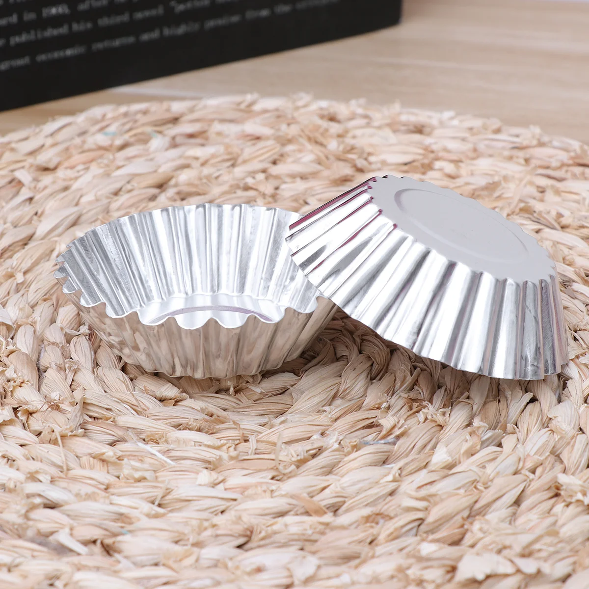 

Egg Tart Baking Cake Nonstick Aluminum Cup Cupcake Tools Bakeware Pans Stick Non Wrapper Liner Box Shell Tins Mold Mould Pan