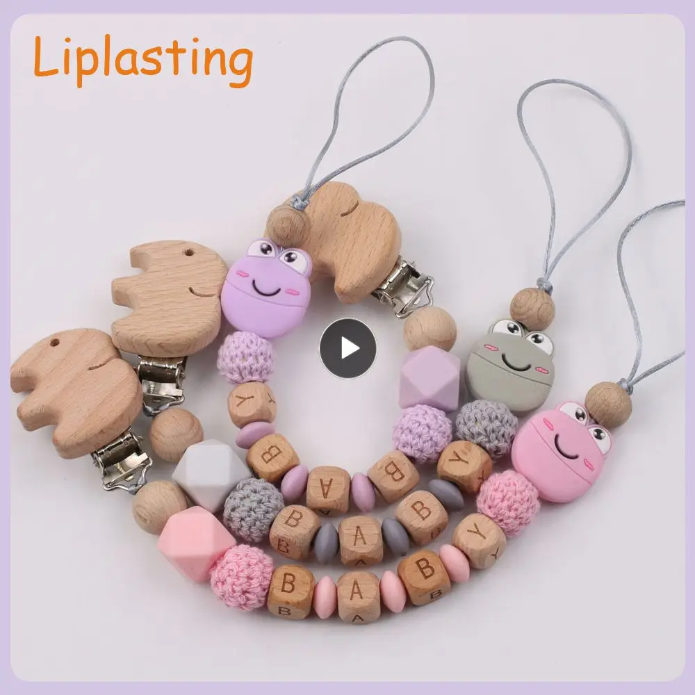 

Cartoon Pacifier Chain Not Easy To Damage The Chain Lanyard Fall Resistance Nipple Beech Pacifier Chain Baby Products Anti Drop