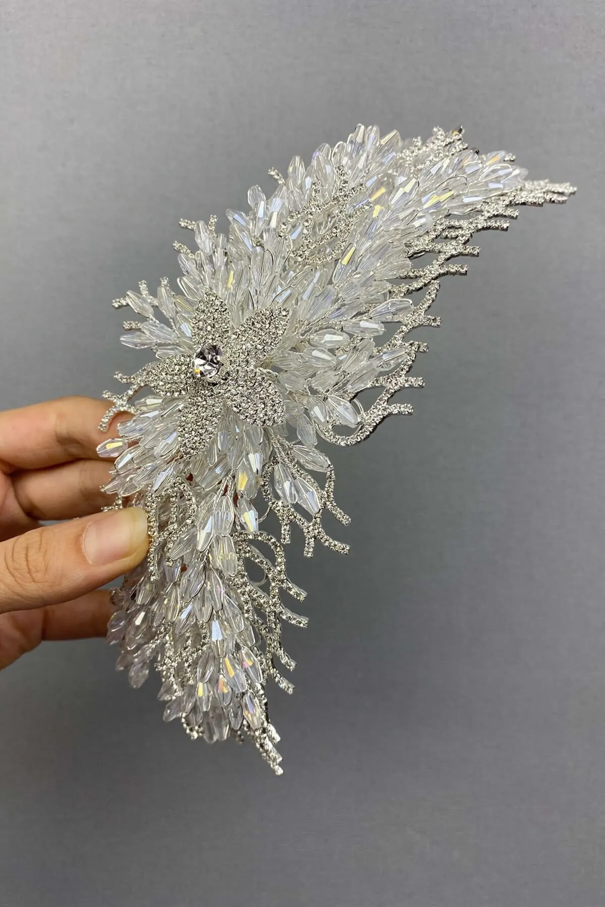 

Ella Crystal Beaded Bridal Crown