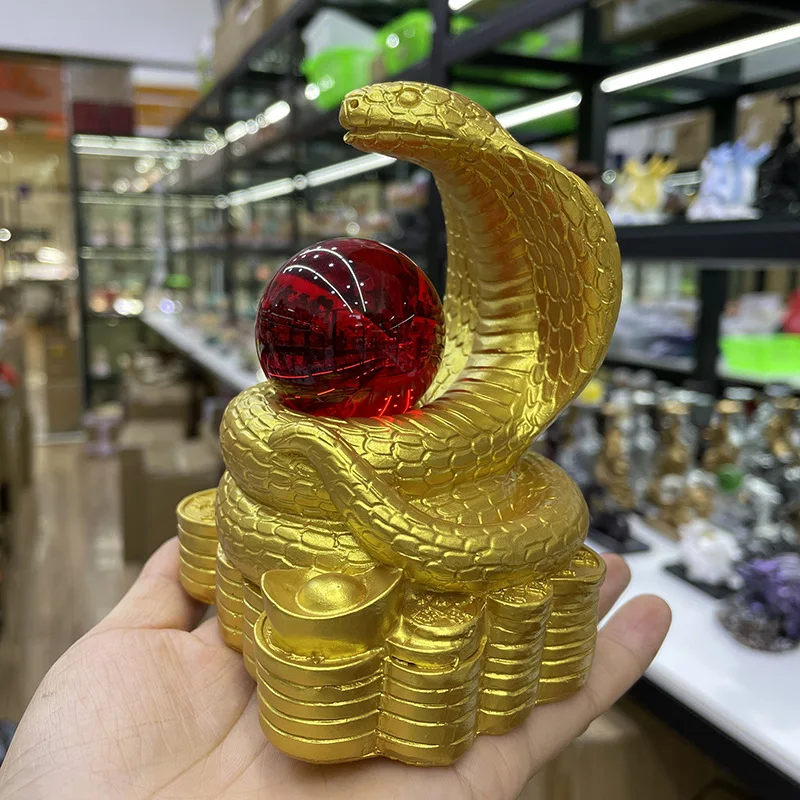 

Подставка из смолы с рисунком короля кобры для украшения дома