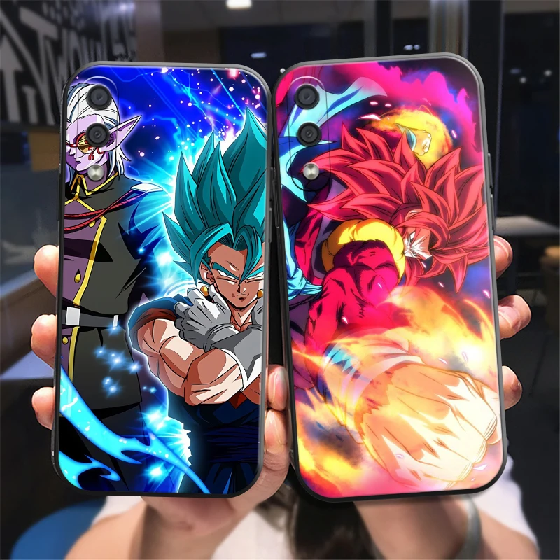 

Japanese Cartoon Anime Dragon Ball Phone Case For Samsung Galaxy S8 S8 PLus S9 S9 Plus S10 S10E S10 Lite 5G Plus Black Coque