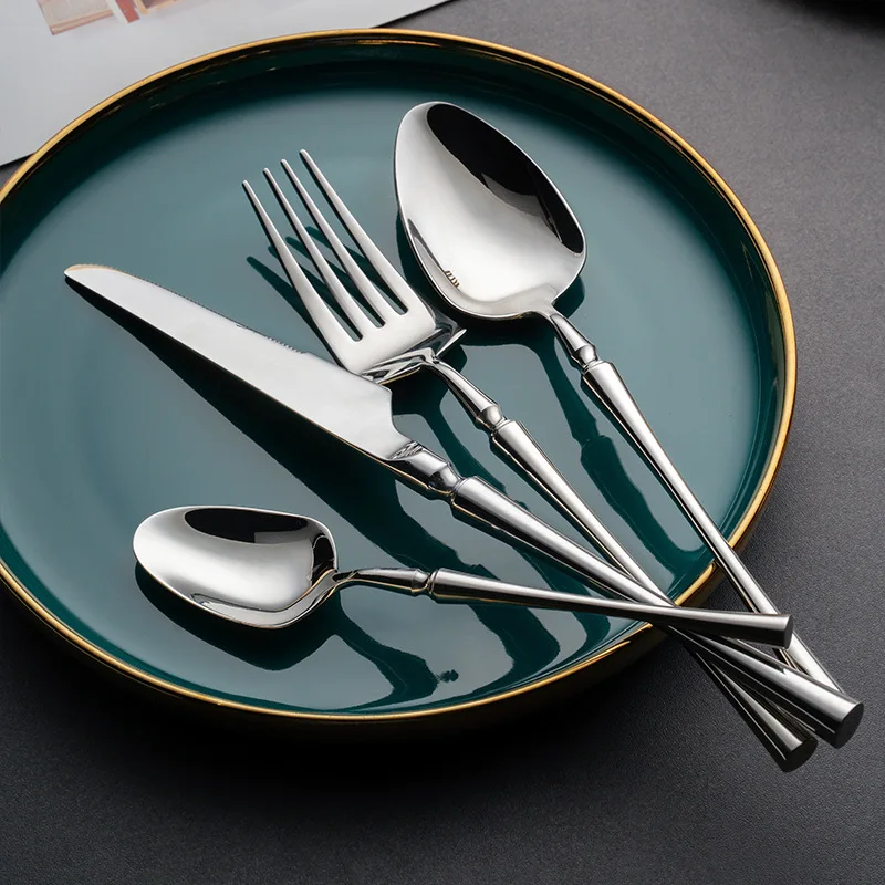 

304 Stainless Steel Small Waist Tableware Knife And Fork Set Western Restaurant Tableware Steak Knife And Fork Spoon