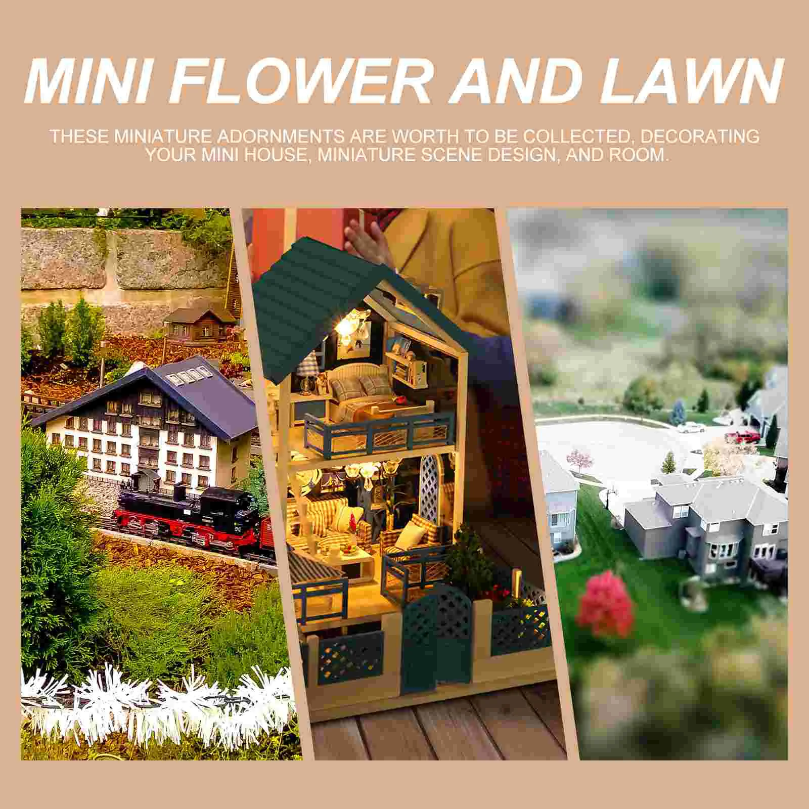 Искусственные цветы песочный стол материал сделай сам микро-сцена растения