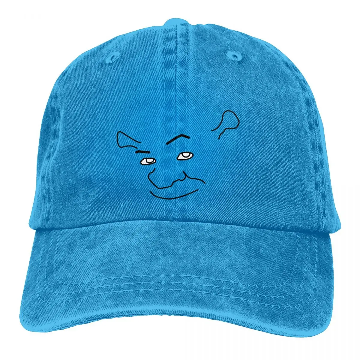 

Adjustable Solid Color Baseball Cap It's All Ogre Washed Cotton Shrek Sports Woman Hat