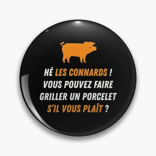 Can You Grill A Пятачок Kaamelott Мягкая Булавка на пуговицах Симпатичный Декор Шляпа