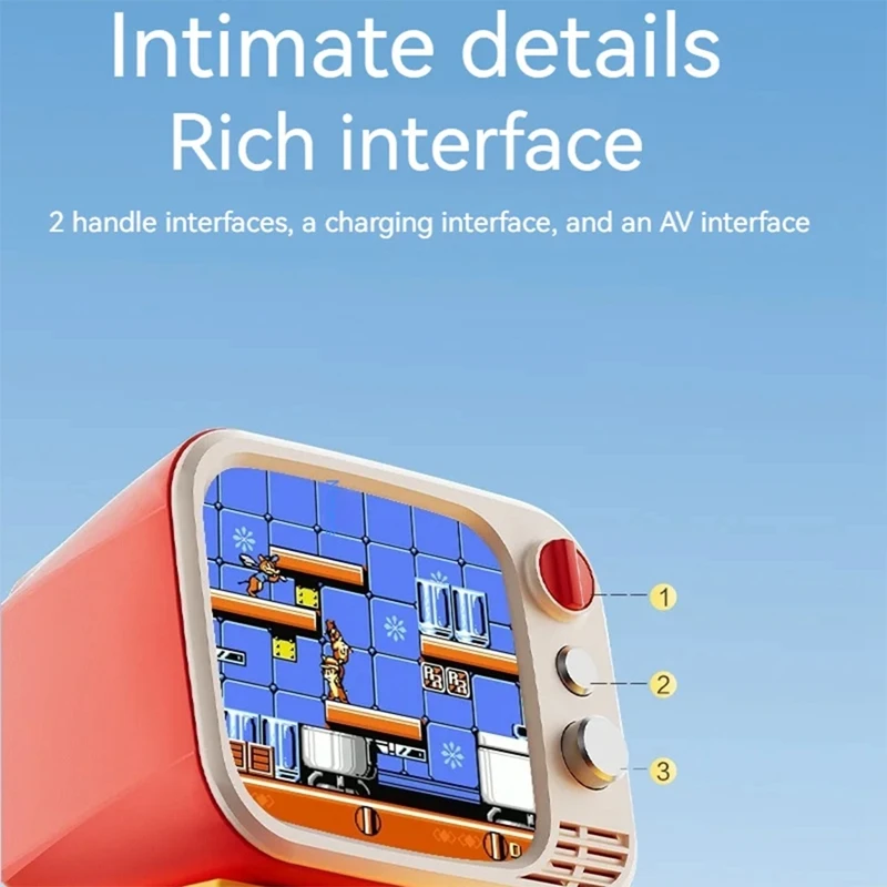 H7 Ретро ностальгическая игровая консоль с 3 5-дюймовым экраном 740 Классическая