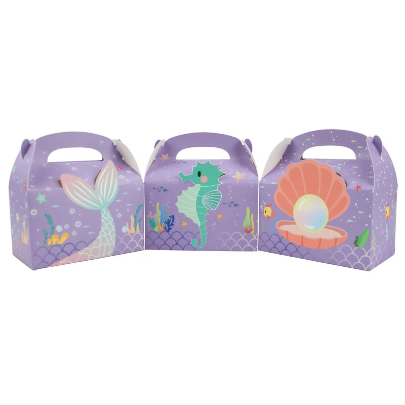 

10 шт., коробка для конфет «русалка»