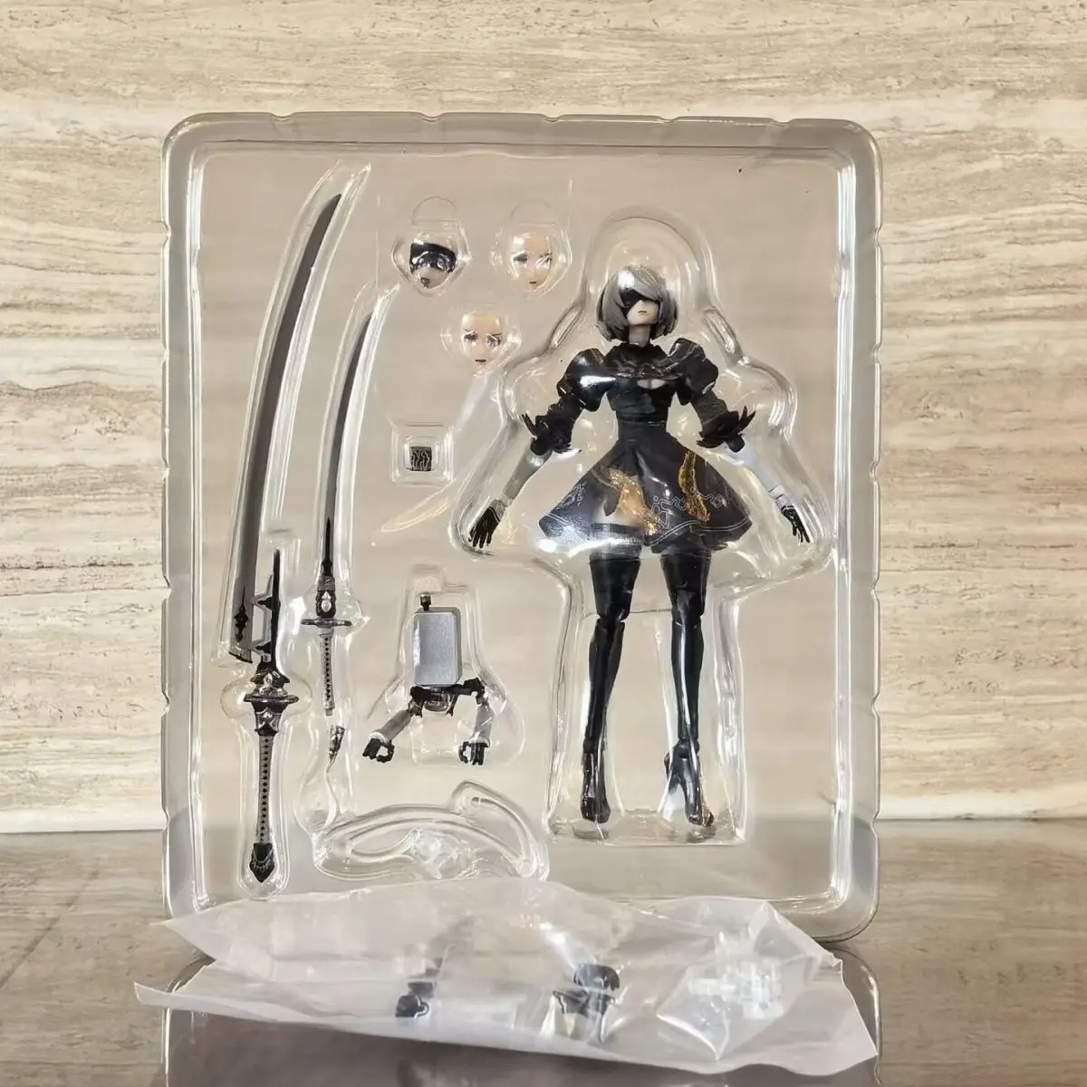 Фото В наличии: Фигурка KO Figma 2B (NieR 2B), артикул 643, подвижная, коллекционная, модель, статуэтка, игрушка, подарок №3