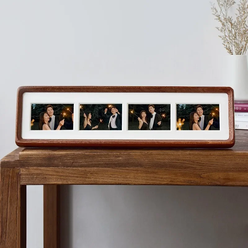 

Деревянная фоторамка ANGDUO трёхпанельная