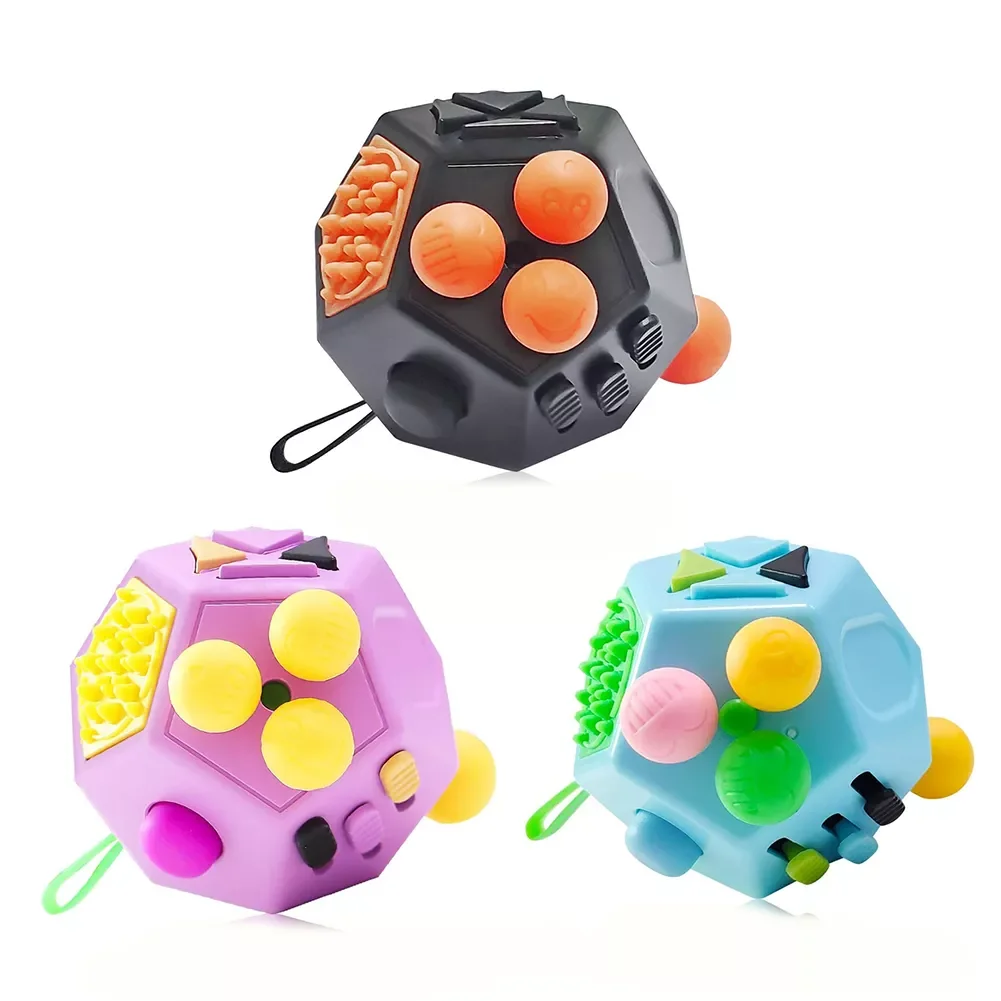 Anxiety Stress Relief Attention Decompression Focus Fidget Gaming Dice Toys For kids Adult Gifts stress reliever fidget toy