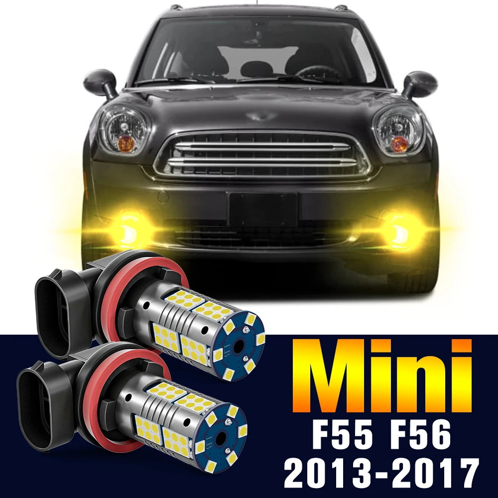 

2pcs LED Fog Light Bulb Lamp For Mini F55 F56 2013-2017 2014 2015 2016 Accessories