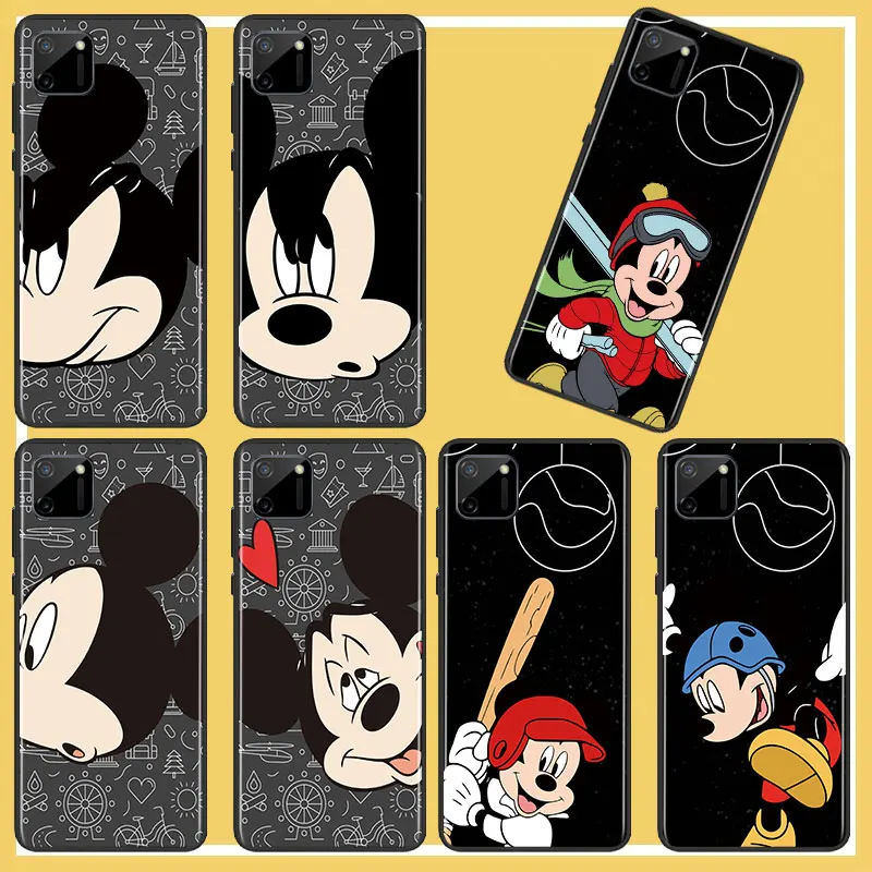 

Good looking mickey Phone Case For OPPO Find X2 X3 X5 Pro Lite Neo 5G Reno 4 5 6 7 Lite Z 4G 5G Pro SE Black luxury Funda Cover