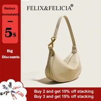 felixfelicia factory quality luxury brand handbags designer real leather shoulder crossbody bags for women fashion underarm bag