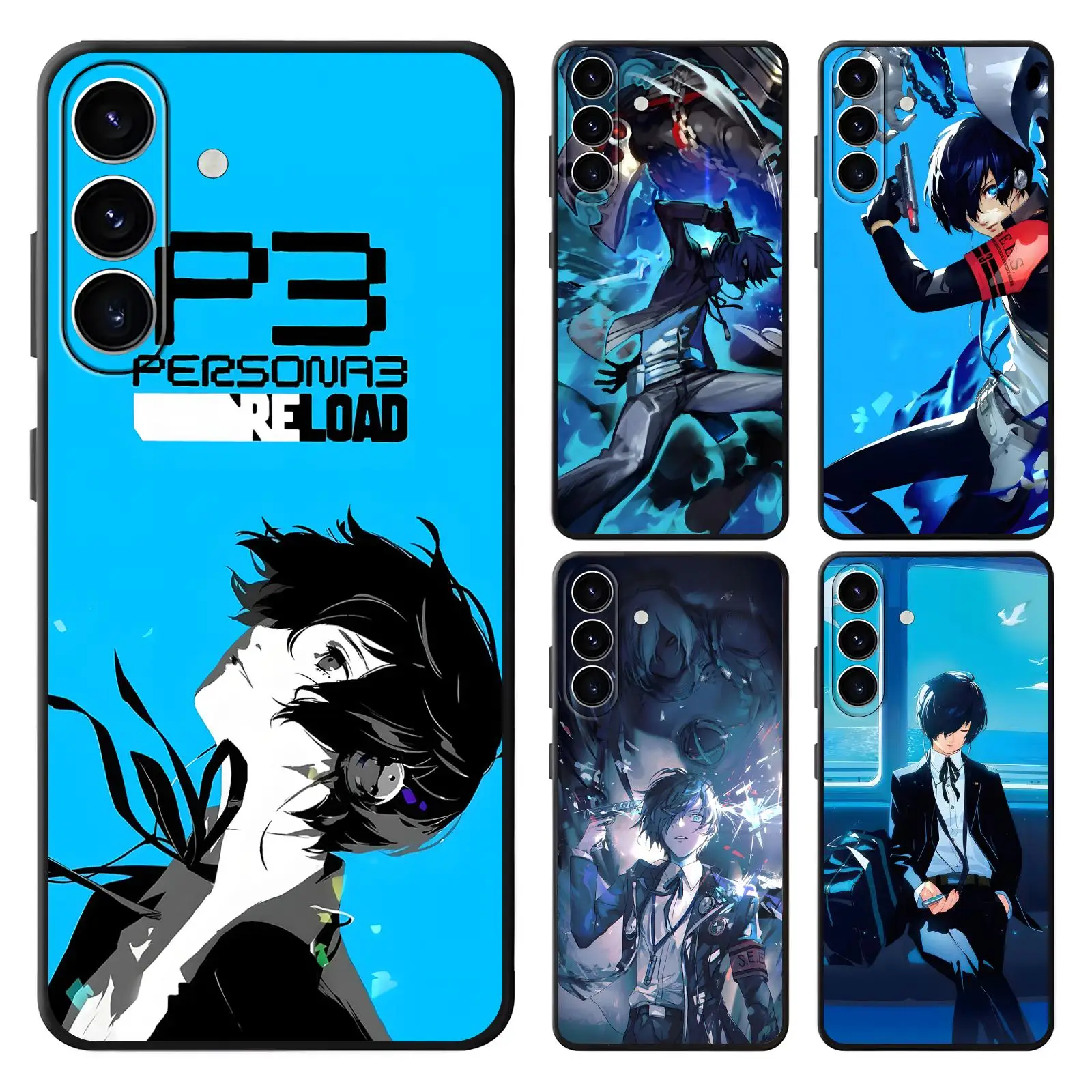 Фото Чехол для телефона Game Persona 3 R-Reload для Samsung A57 A56 A37 A27 A17 A36 A26 A55 A35, мягкий черный чехол с защитой от падения
