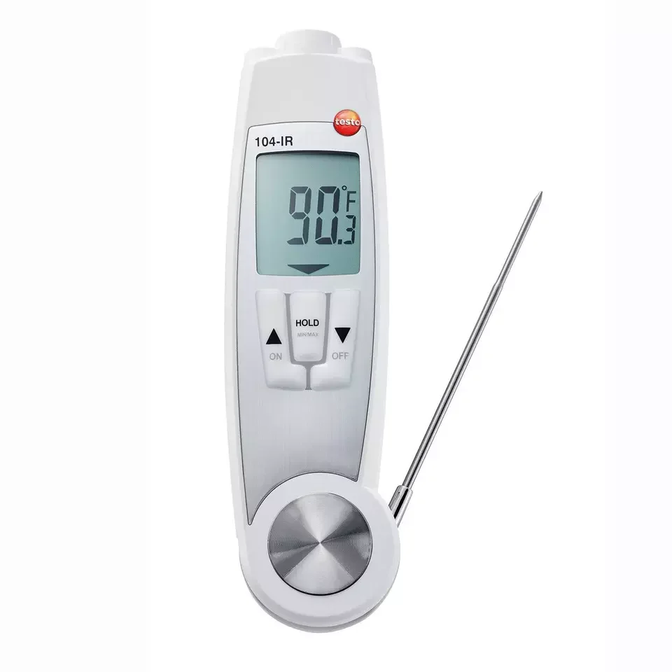 

Testo104-IR Food Safety Thermometer Probe Dual Purpose Infrared Thermometer 0560 1040