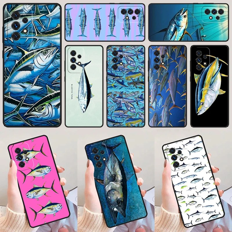 Чехол для телефона Shimano Bluefin Tuna Performance чехол Samsung A52 A72 A73 A20e A21S A50 A70 A11 A12 A42 A31 A40 A51 A71 A32